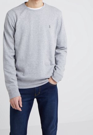 Langarmshirt - mottled light grey