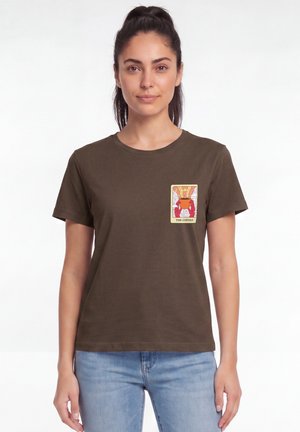 watapparel, TAROT THE COFFEE - T-shirt print - mocha