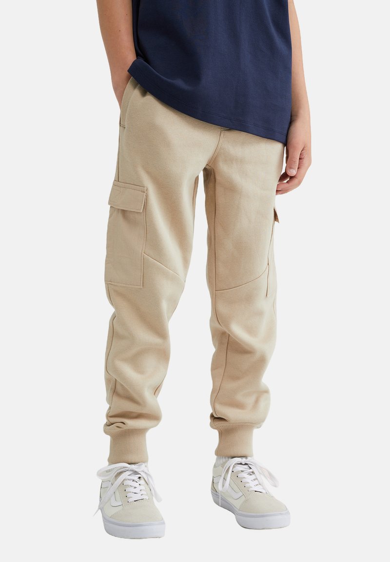 WE Fashion BLUE RIDGE - Spodnji deli trenirk - beige