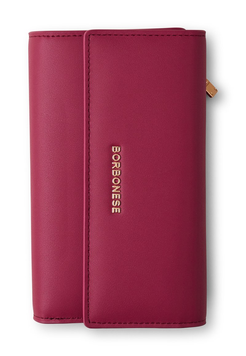 Borbonese LETTERING LARGE - Wallet - amarone