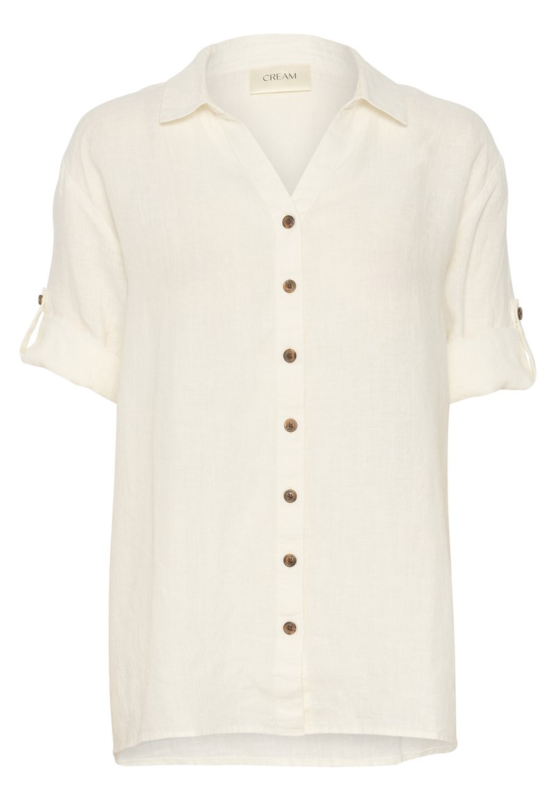 Cream Overhemdblouse wit Cream Overhemdblouse wit