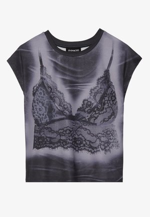 Even&Odd by Zalando Tričko s potlačou - black