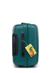 WITTCHEN MEDIUM SUITCASE WITH LUGGAGE TAG FROM ABS - Trolley - green