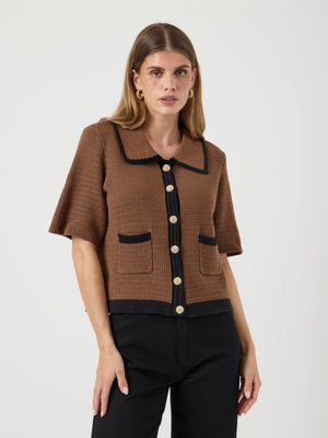 YAS YASKLOMA CARDIGAN - Adīta jaka - beige