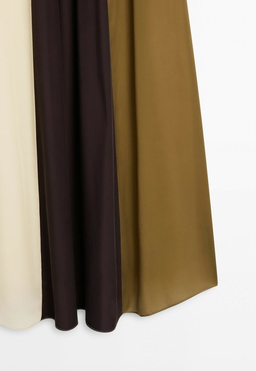 massimo dutti long flounce dress with pintucks MASSIMO DUTTI Long Flounce Dress With Pintucks