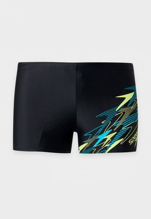 Speedo, MEDLEY LOGO AQUASHORT - Badehose Pants - anthracite/hyper teal