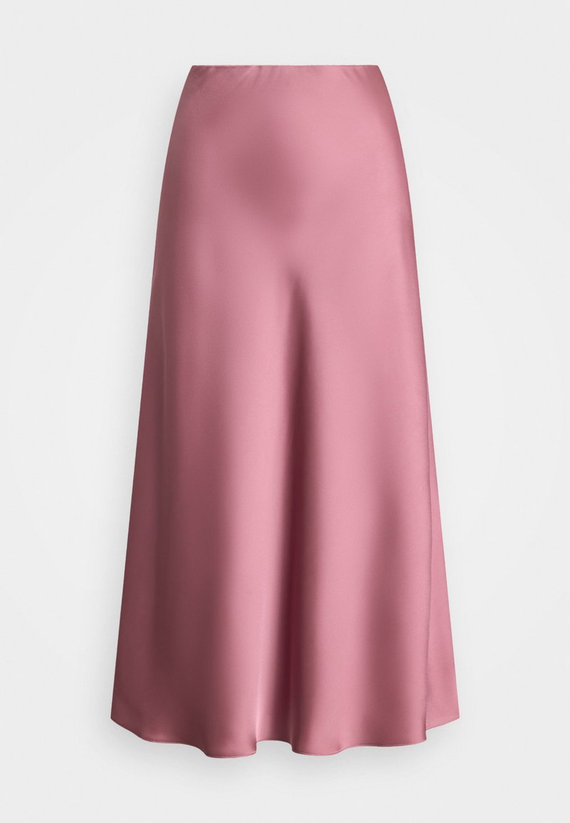 Lauren Ralph Lauren SATIN CHARMEUSE MIDI SKIRT - A-lõikeline seelik - rose blush