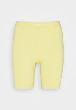 Calvin Klein Jeans INSTITUTIONAL CYCLING  - Pantaloni scurți - yellow sand