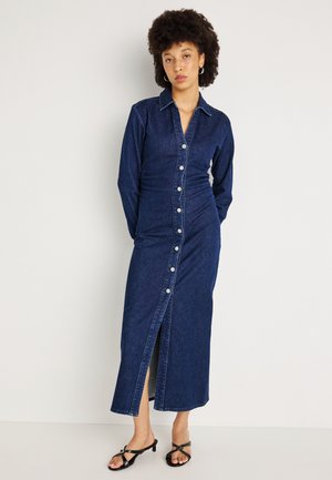 SHIRT DRESS - Rochie din denim - dark blue wash