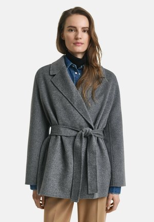 HANDSTITCHED BELTED - Manteau classique - charcoal melange