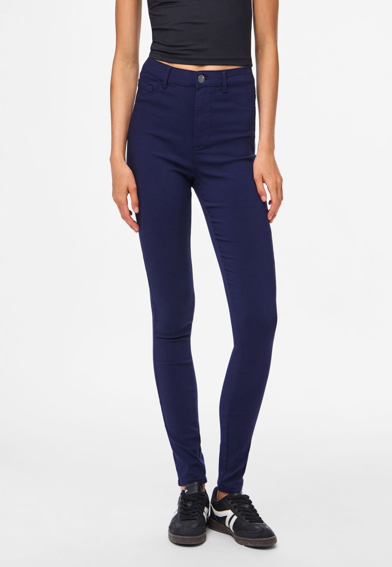 Pieces PCHIGH NOOS - Jeggings - maritime blue