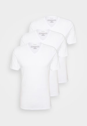 V NECK 3 PACK - Undertrøjer - white