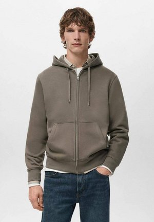 Sudadera con cremallera - brown