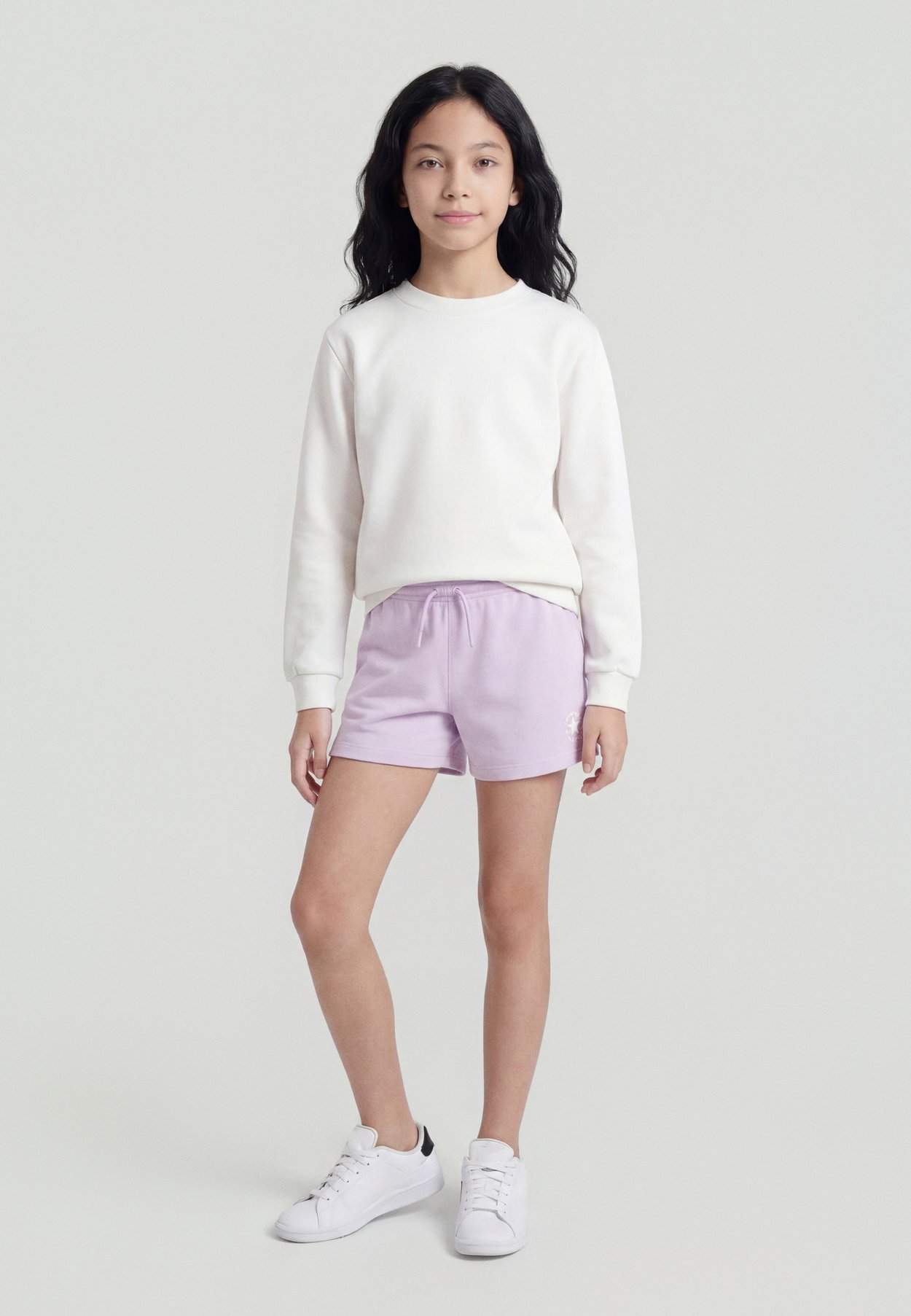 Converse GRAPHIC SHORT - Tracksuit bottoms - lavender latte