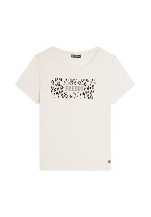 Freddy T-Shirt print - white sand