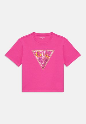 MIDI - T-shirt imprimé - pink burst