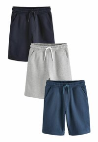 Next - 3 PACK - Shorts - blue grey black Miniatuurafbeelding 1
