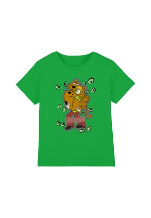 Cotton Soul, SCOOBY DOO BEING WATCHED UNISEX - T-Shirt print - dark green