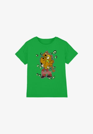 Cotton Soul, SCOOBY DOO BEING WATCHED UNISEX - T-Shirt print - dark green