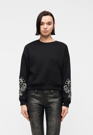 ONLBROOKLYN EMBROIDERY BOX - Sweatshirt - black
