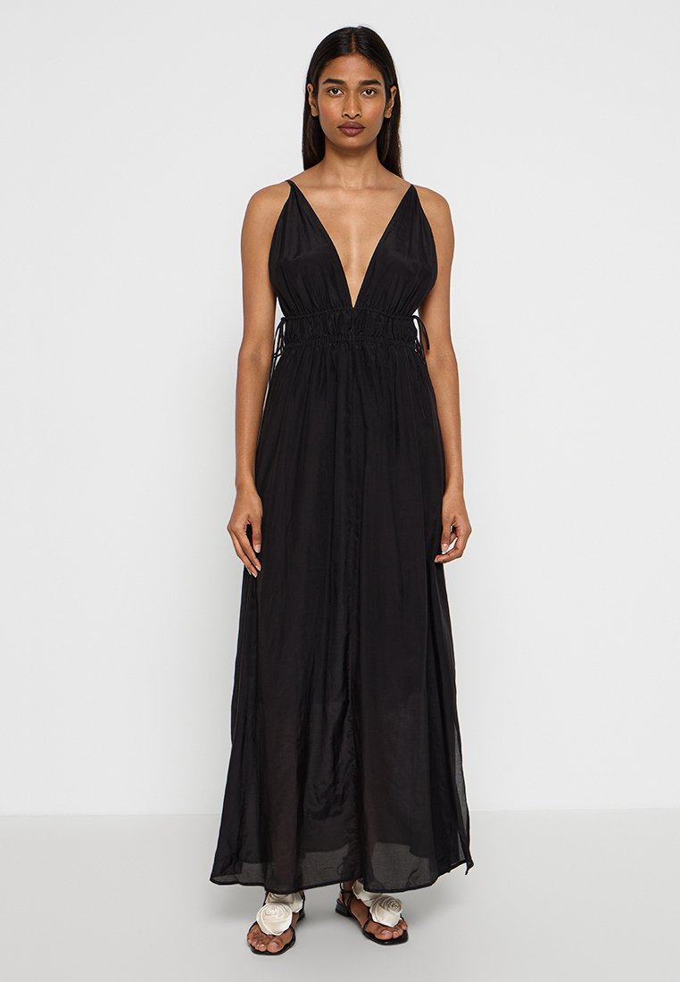 & Other Stories Maxi-jurk zwart & Other Stories Maxi-jurk zwart