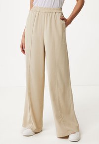 Mexx - WITH ELASTIC WAISTBAND - Stoffhose - greyish beige Thumbnail-Bild 1