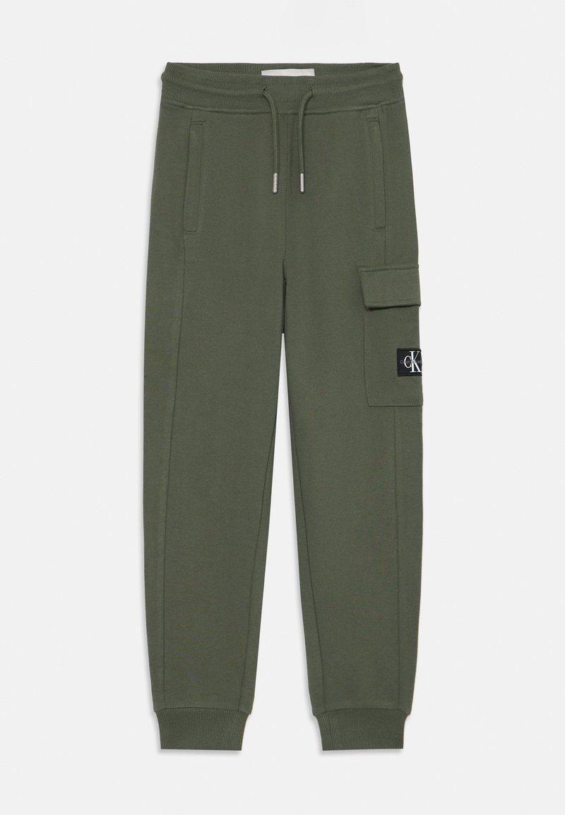 Calvin Klein Jeans BADGE RELAXED PANTS - Joggebukse - thyme