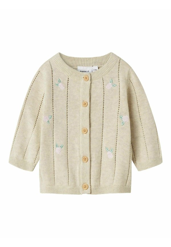 Strickjacke - peyote melange