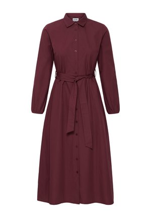 ICHI, IHFANTY LONG SLEEVE DR - Abito a camicia - zinfandel