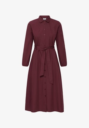 ICHI, IHFANTY LONG SLEEVE DR - Blusenkleid - zinfandel