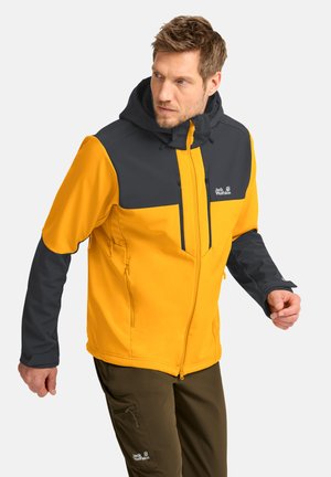 Jack Wolfskin, JASPER JKT M - Softshelljas - burly yellow jw