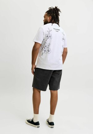 Jack & Jones T-SHIRT PLUS SIZE T-SHIRT - T-Shirt print - bright white