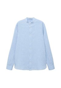 MAO COLLAR - Hemd - light blue