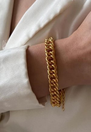 ByNouck BIG CHAIN - Armband - gold coloured