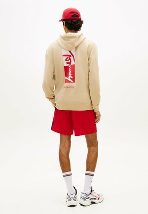 SIGNATURE BACK LOGO - Felpa con cappuccio - gentle gold