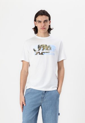 TOM TAILOR PHOTO - Print T-shirt - white