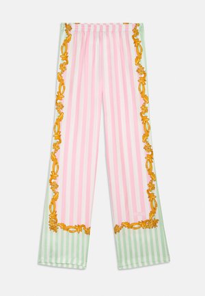 Versace INFORMAL PANT BAROCCO KIDS - Nadrágok - pastel pink/pastel mint