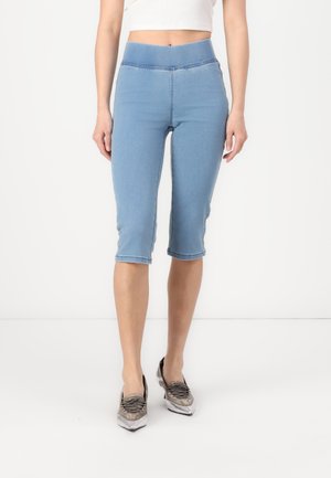 NMDAPHNE - Šorti - light blue denim
