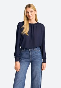 Rich & Royal MIT DEZENTEN RAFFUNGEN - Blusa - midnight blue