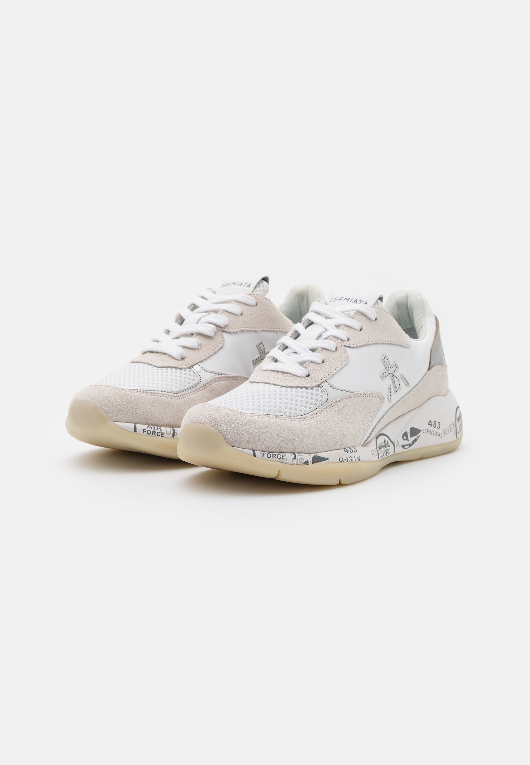 Premiata SCARLETT - Sneakers basse - white/beige/bianco - Zalando