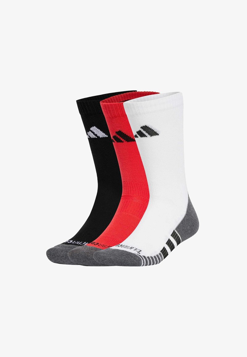 adidas Performance UNISEX 3 PACK - Sportovní ponožky - pure ruby black white