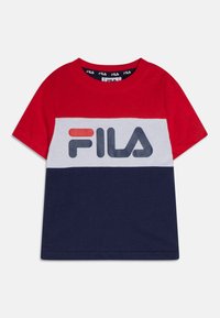 Fila - BALIMO BLOCKED TEE - T-Shirt print - medieval blue/true red/bright white Thumbnail-Bild 1