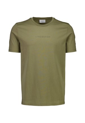 Lindbergh, TEE S/S - T-shirts basic - dusty green