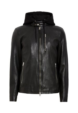 AllSaints ASHTON - Leather jacket - black