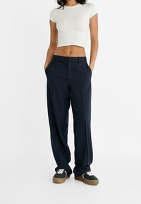 Stradivarius Kalhoty - dark blue