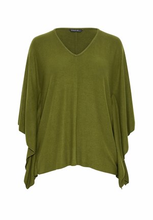 Evans, PLUS SIZE CASUAL TOPS - Trui - green
