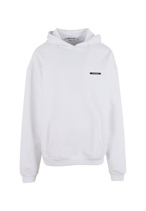 9N1M SENSE, FEATHER - Felpa con cappuccio - white
