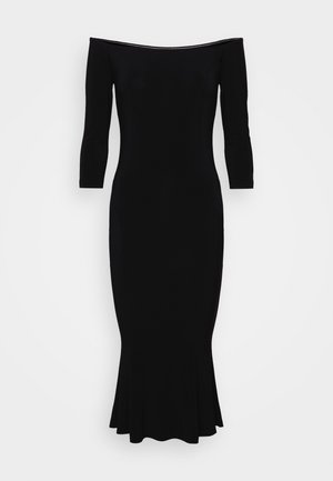 Norma Kamali OFF SHOULDER FISHTAIL DRESS TO MIDCALF - Cocktail dress / Party dress - black