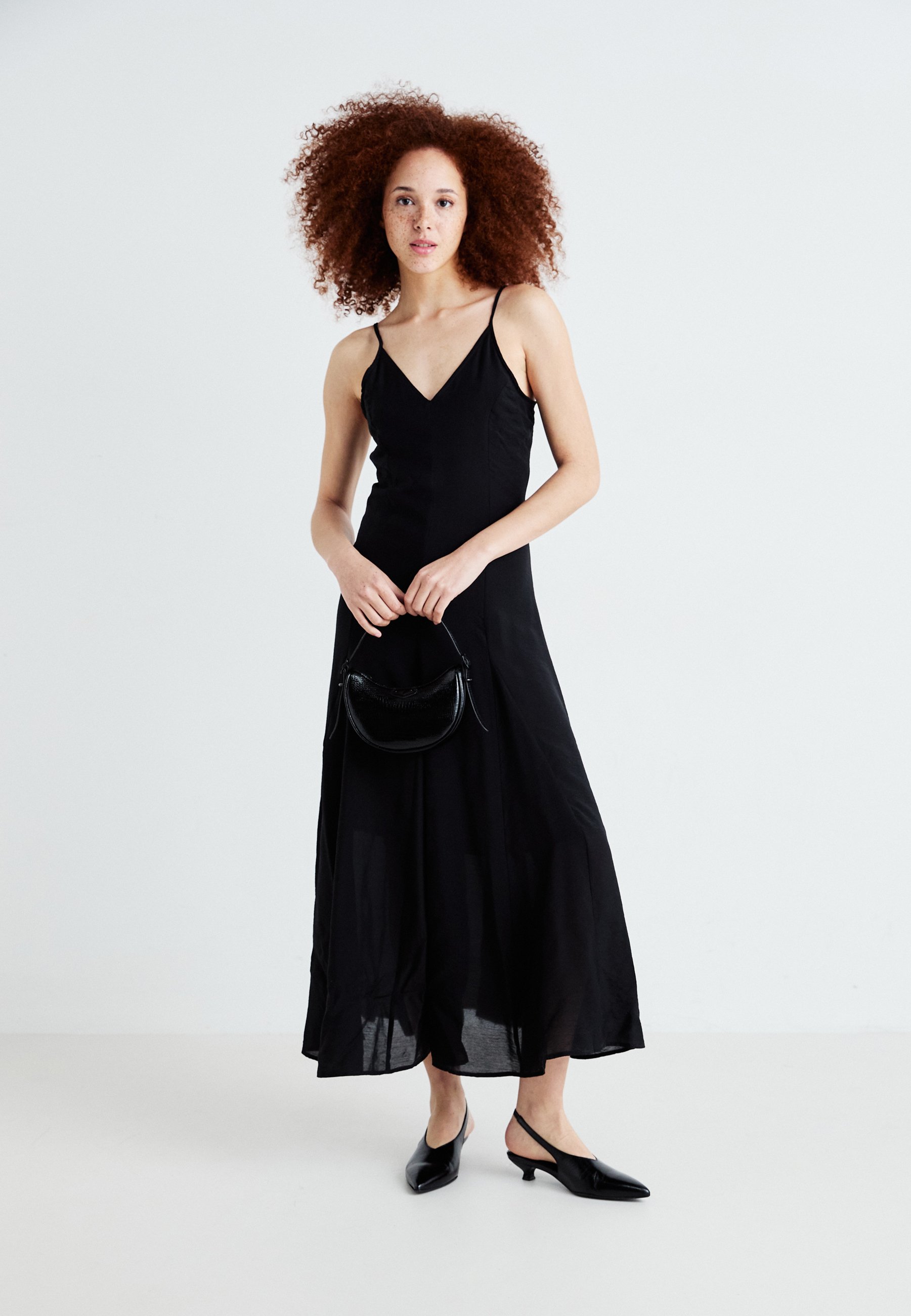 Selected Maxi Viscose Blend - Maxi dress - black - Zalando.co.uk