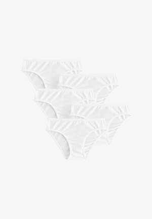 Next, REGULAR FIT - BIKINI BRIEFS 5 PACK . - Nohavičky/Slipy - white